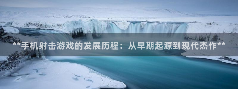 东莞蓝狮信息科技有限公司：**手机射击游戏的发展历程：从早期起源到现代杰作**