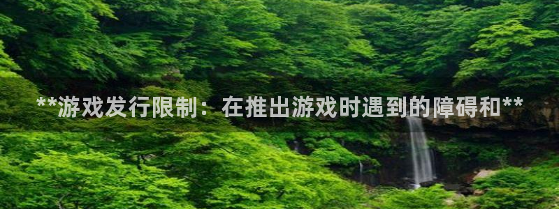 蓝狮在线官网注册账号是什么：**游戏发行限制：在推出游戏时遇到的障碍和**